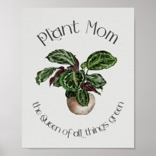 Poster Mãe Planta - A Rainha de Todas as Coisas Verde