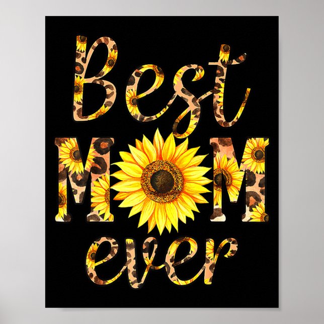Poster Mãe sempre girassol  (Frente)