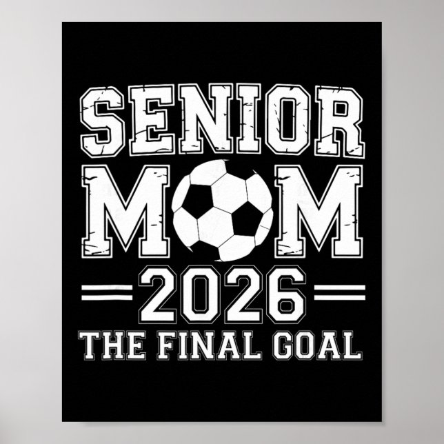 Poster Mãe Sênior 2026 O Gol Final Futebol  (Frente)