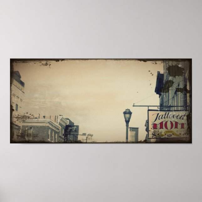 Poster Mãe tatuada (Frente)