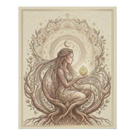 Pôster Mãe Terra Sagrada