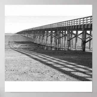 Poster mães duxbury, pontes em pó. maré baixa