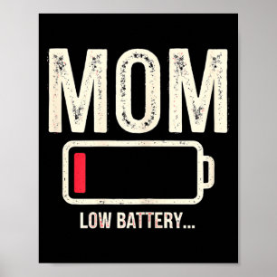 Poster Mães mágicas e engraçadas dia das mães bateria bai