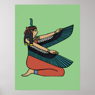 Poster Mães'at (Deusa Egípcia)