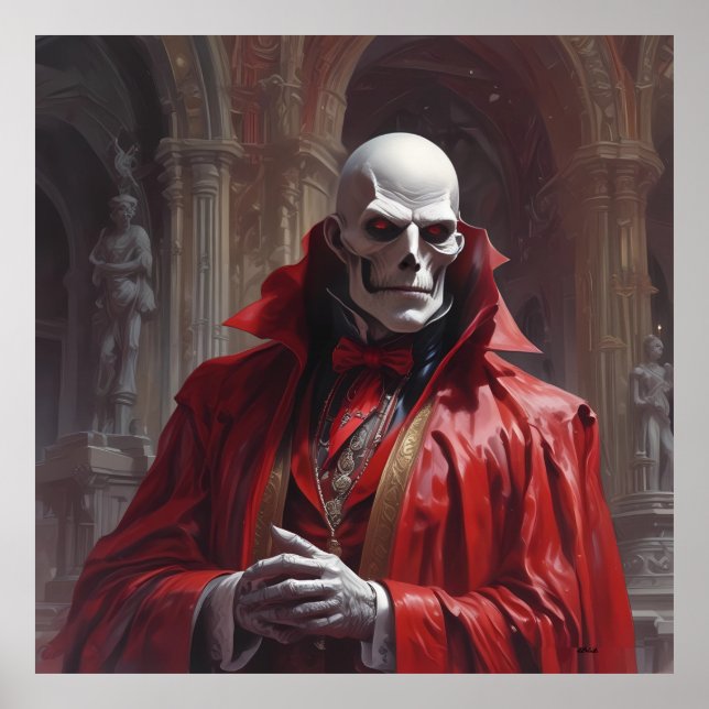 Poster Maestro Phibes Pára o Relógio (Frente)