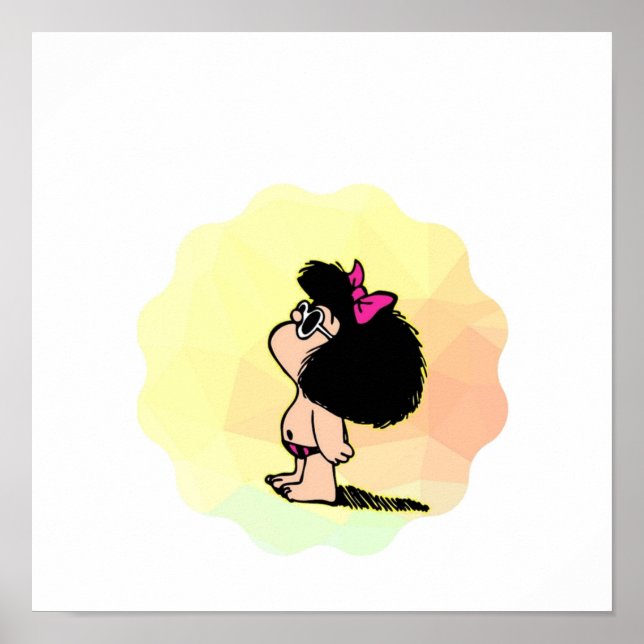 Poster Mafalda em cores (Frente)