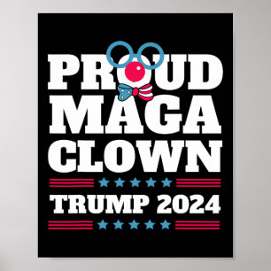 Poster Maga Clown Trump 2024 Usa New York Bronx Trump Vot
