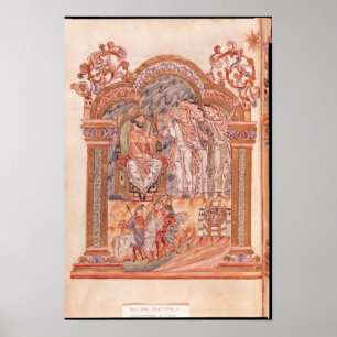 Pôster Magi visitando o rei Herod