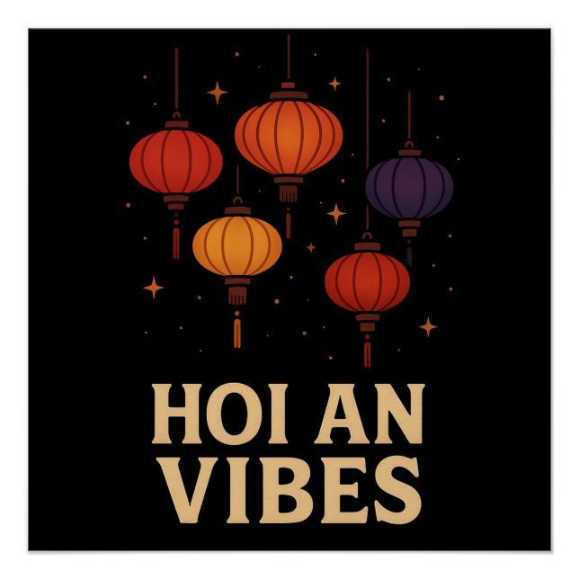 Pôster Magia de Hoi An – Arte de Lanternas  (Frente)