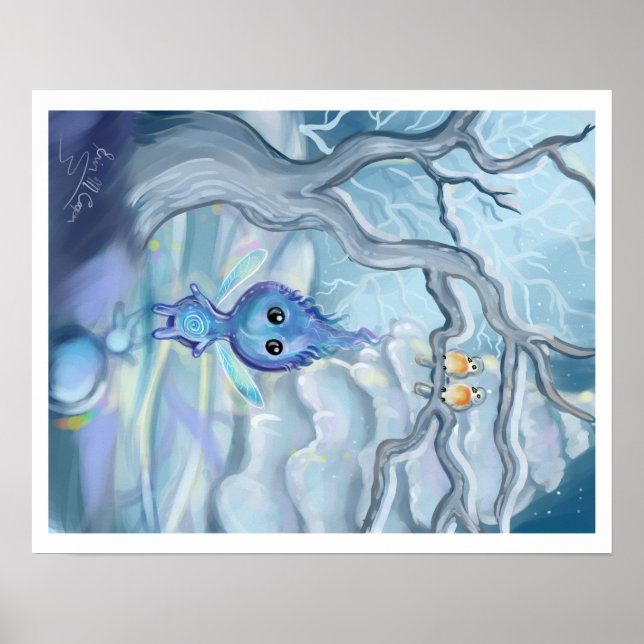 Poster Magia de inverno (Frente)