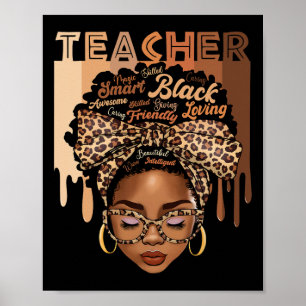 Poster Magia de Professora Negra Mês da História Negra Af
