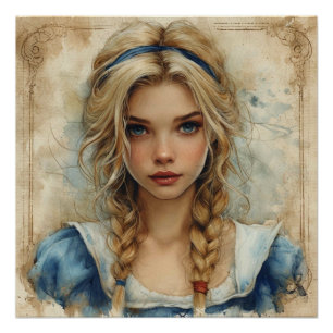 Pôster Magia do País das Maravilhas de Alice: Fantasia do
