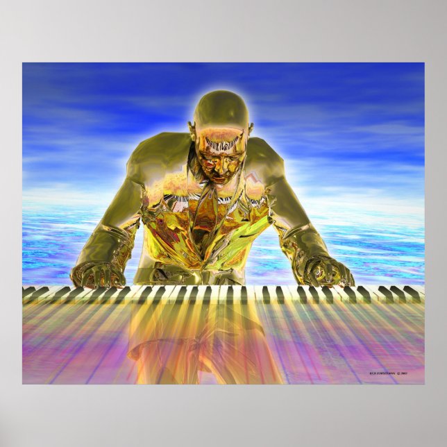 Pôster Magia do teclado (Frente)