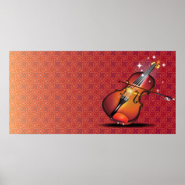 Poster Magia do Violino (Frente)