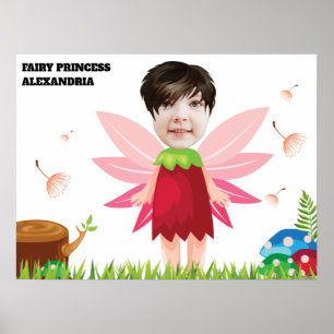 Poster Magia Pixie Encantada Fada Nova Crianças Divertida