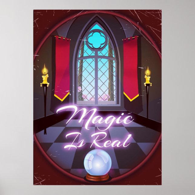 Pôster Magic é um verdadeiro desenho animado (Frente)