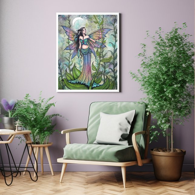 Poster Magic Garden Fairy Fantasy Art de Molly Harrison (Criador carregado)
