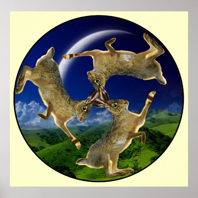 Pôster Magic Hares (Frente)
