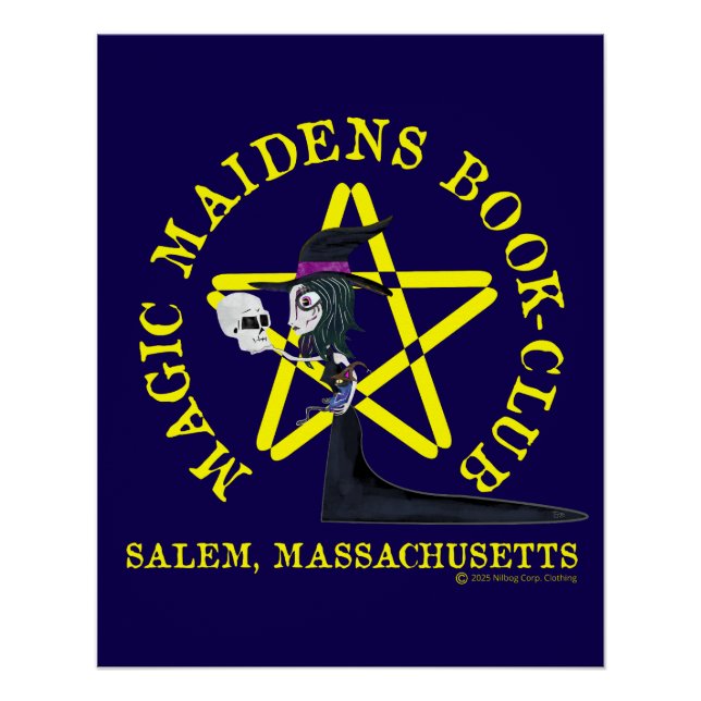 Pôster Magic Maidens Book club (Frente)