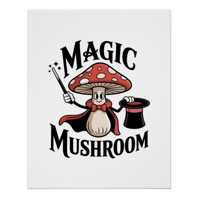 Pôster Magic Mushroom Magician (Frente)