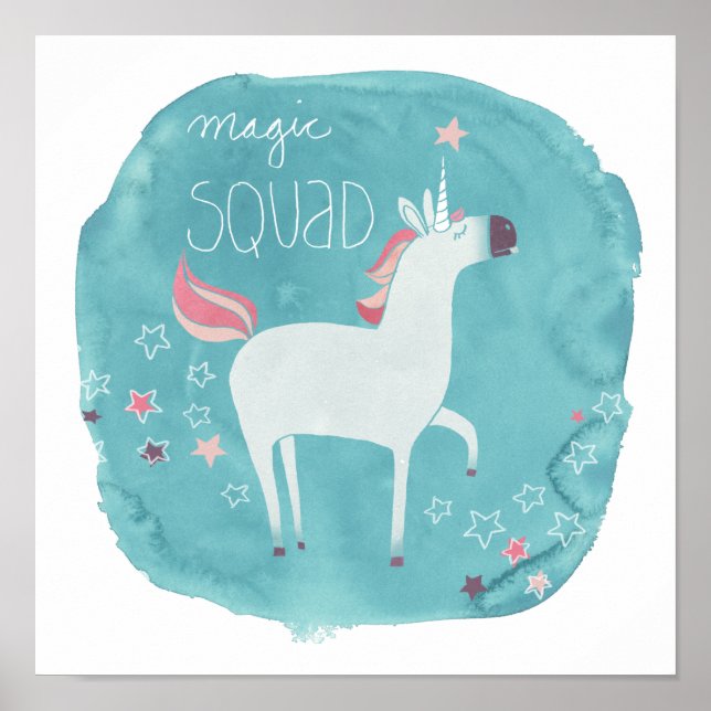Poster Magic Unicorn Squad (Frente)
