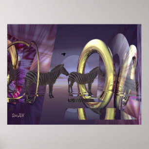 Pôster Mágica da zebra