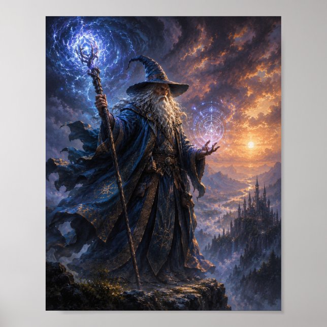 Poster Mágica de Feiticeiro (Frente)