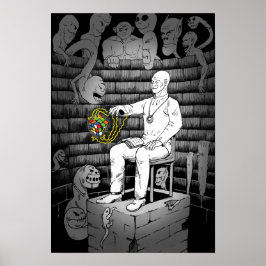 Poster Mágica e Monstros Cubo