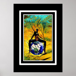 Poster Mágica Menina Negra