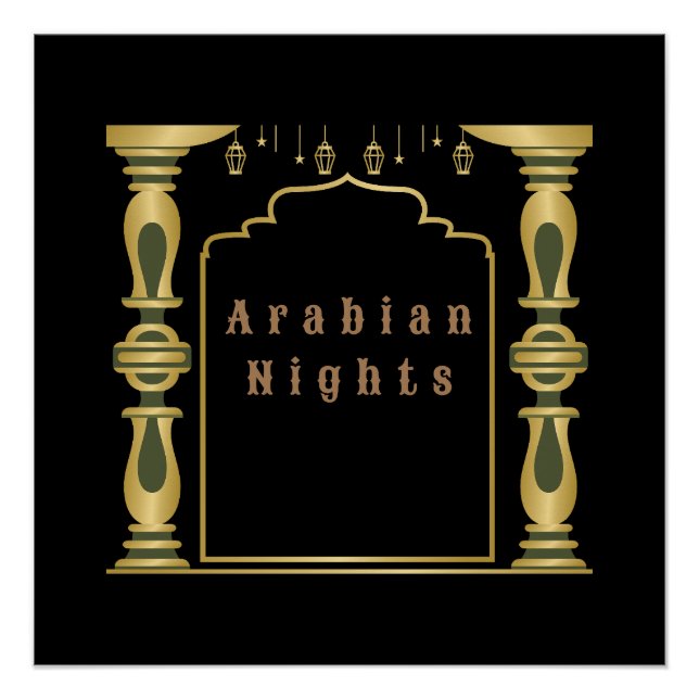 Pôster Magical 1001 Arabian Nights Scheherazade (Frente)