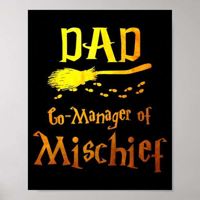 Poster Magical Dad, Manager Of Mischief Birthday Family M (Frente)