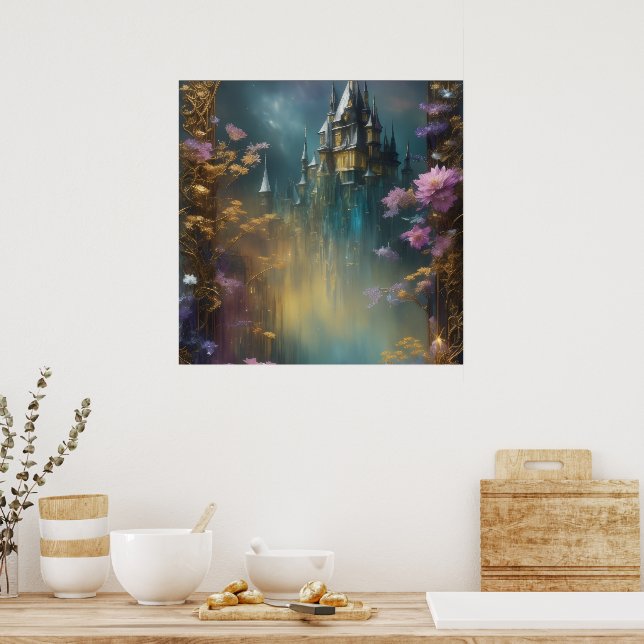 Poster Magical Dreamland Artwork for Fantasy Lover (Cozinha)