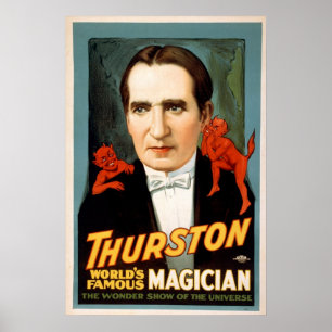 Poster mágico da propaganda de Howard Thurston