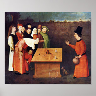 Pôster Mágico de Hieronymus Bosch-The