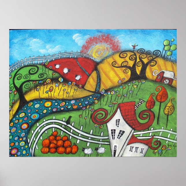 Poster mágico de queda (Frente)