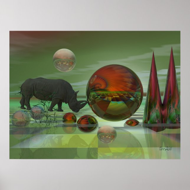 Poster mágico Sci-fi "Empurrar os limites" (Frente)