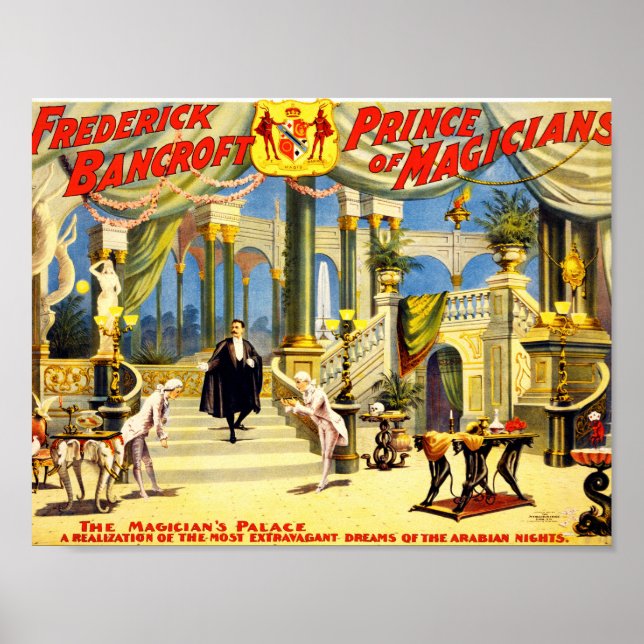 Poster Mágico Vintage Frederick Bancroft (Frente)