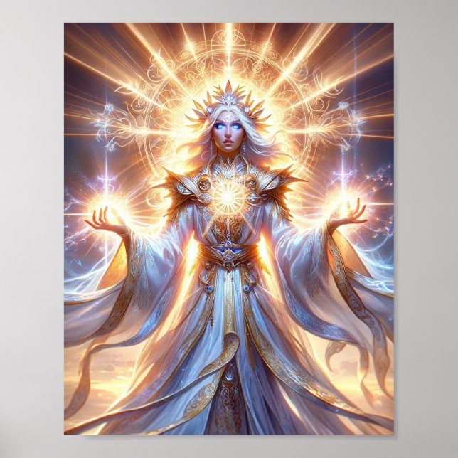 Poster Magierin des Lichts: Strahlende Meisterin (Frente)