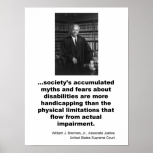 Poster Magistrado adjunto William J. Brennan, Jr.