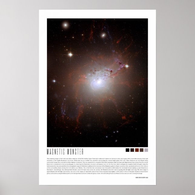 Poster Magnetic monster (NGC 1275) (Frente)