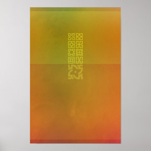 Pôster Magnetismo abstrato 02