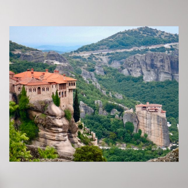 Poster MAGníFICO METEORA NA GRÉCIA (Frente)