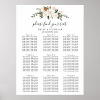 magnólia branca e casamento floral rosa