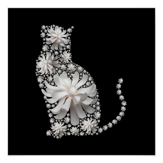 Pôster Magnolia Cat (Frente)