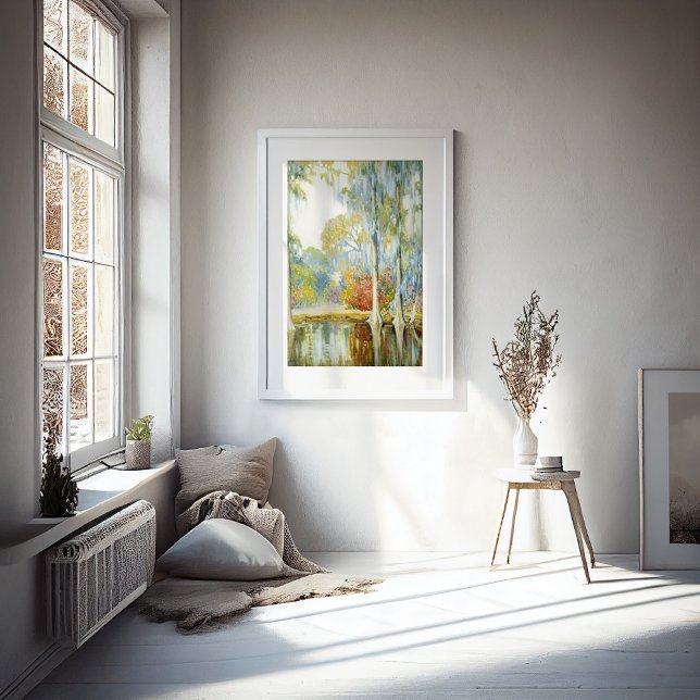 Poster Magnolia Gardens | Alfred Hutty (Criador carregado)