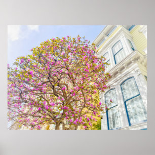 Poster Magnólias em Flor por Casa Vitoriana