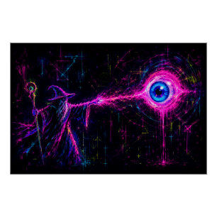 Pôster Mago Neon