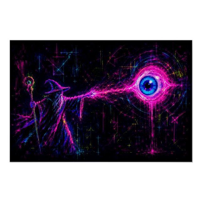 Pôster Mago Neon (Frente)