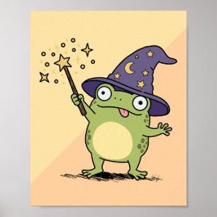 Poster Mago Sapo Conjura Feitiços