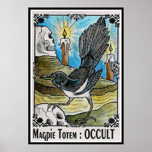 Pôster Magpie Totem OCCULT (Frente)